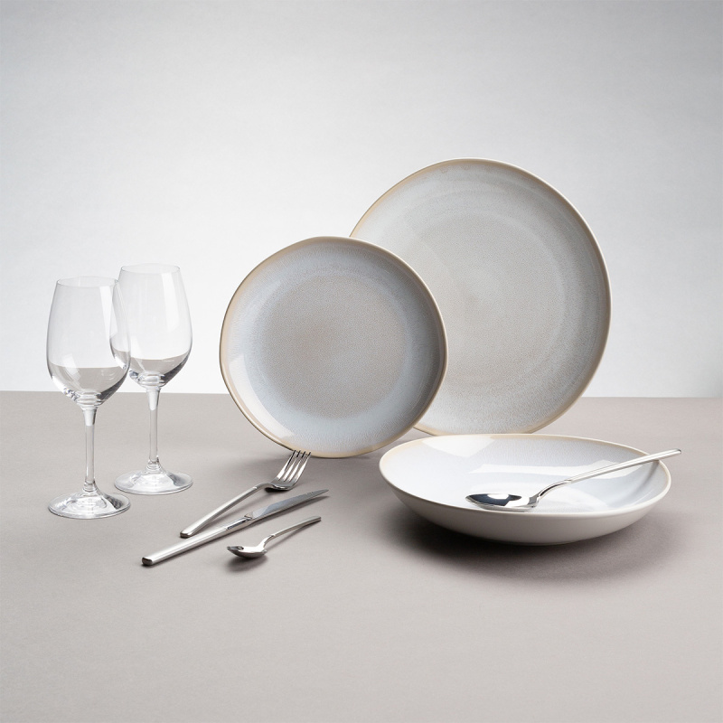 Ceramic plate set 12 pcs – Elements North Organic