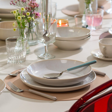 Deep plate, round, Coupe, 23 cm, 4-piece set, Elements North