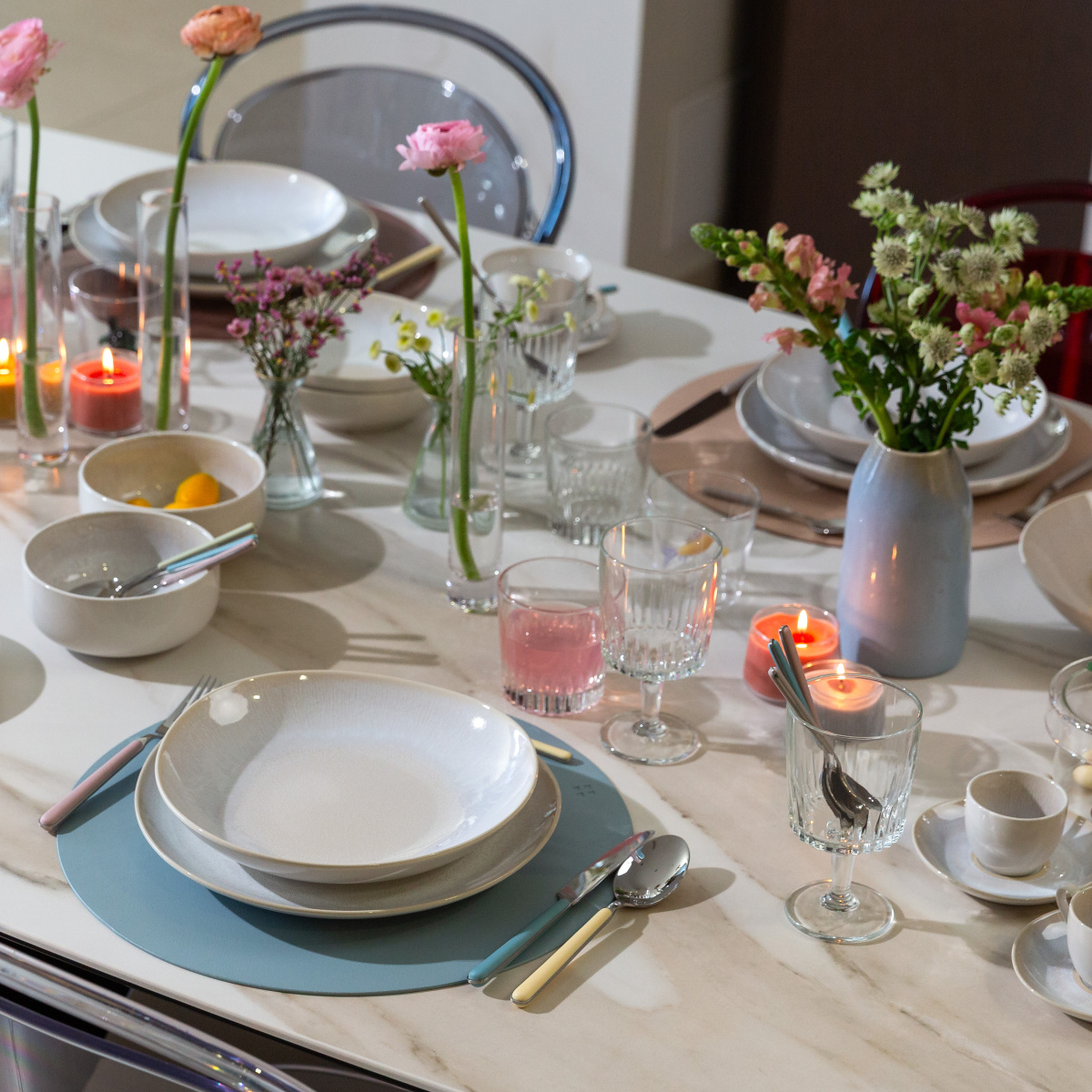 Set di piatti in ceramica 12 pz – Elements North Organic