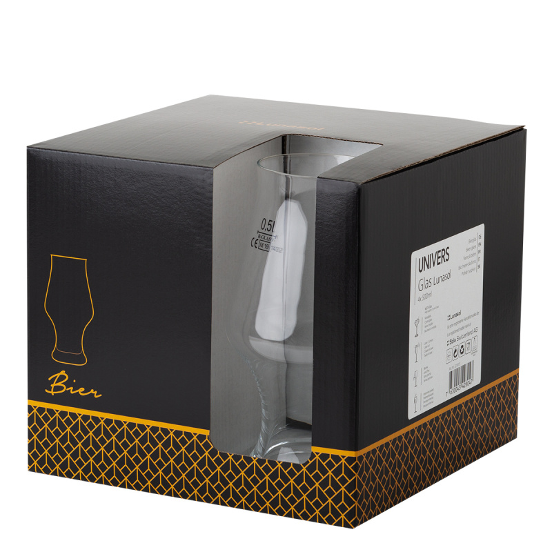 Bicchieri da birra 500 ml set 4 pz - Univers Glas Lunasol