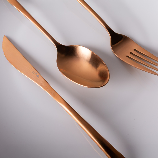 Set posate 16 pezzi Vivo rose gold | Sola
