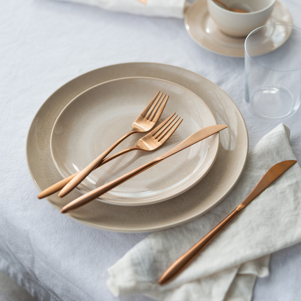 Cutlery set 16 pcs Vivo rose gold | Sola