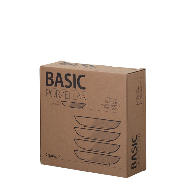 Deep plate coupe 20.5 cm set of 4 - Basic