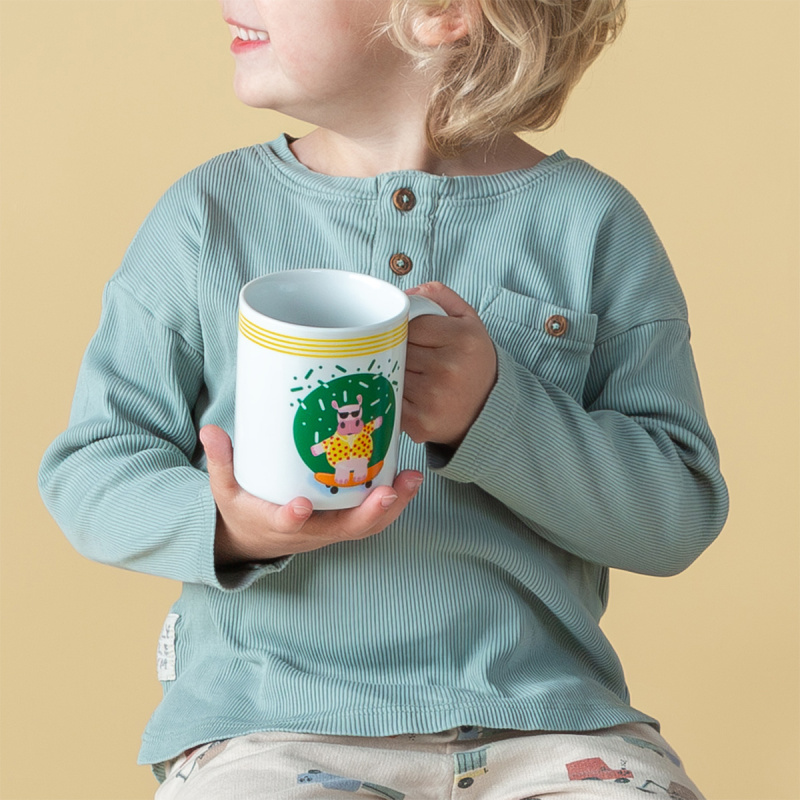 Children's porcelain set 3 pcs — Jungle Patrol