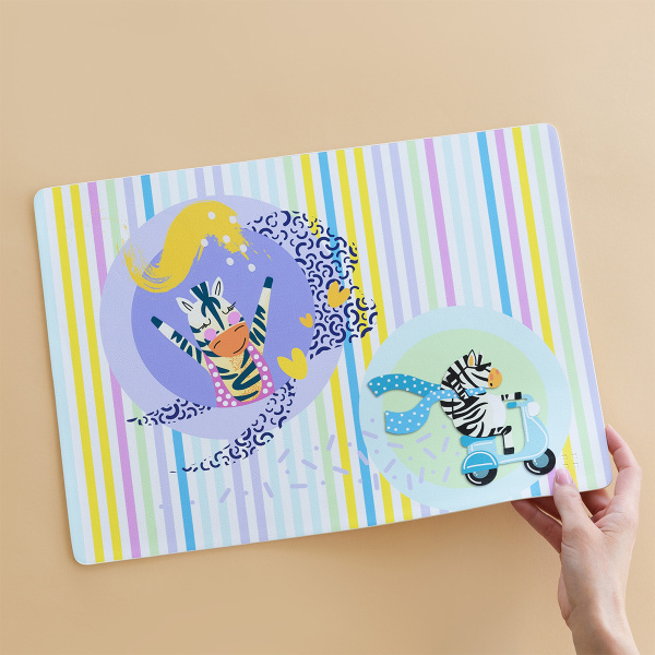 Children's placemat 45 x 32 - KIDS WORLD Jungle Patrol