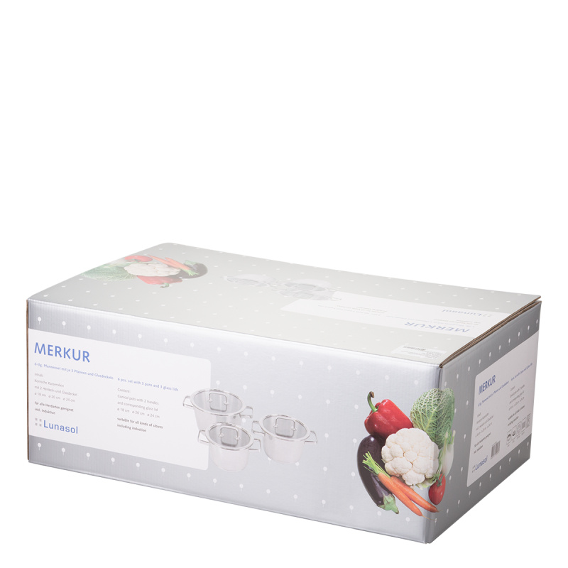 Topfset 6-tlg. - Merkur Lunasol