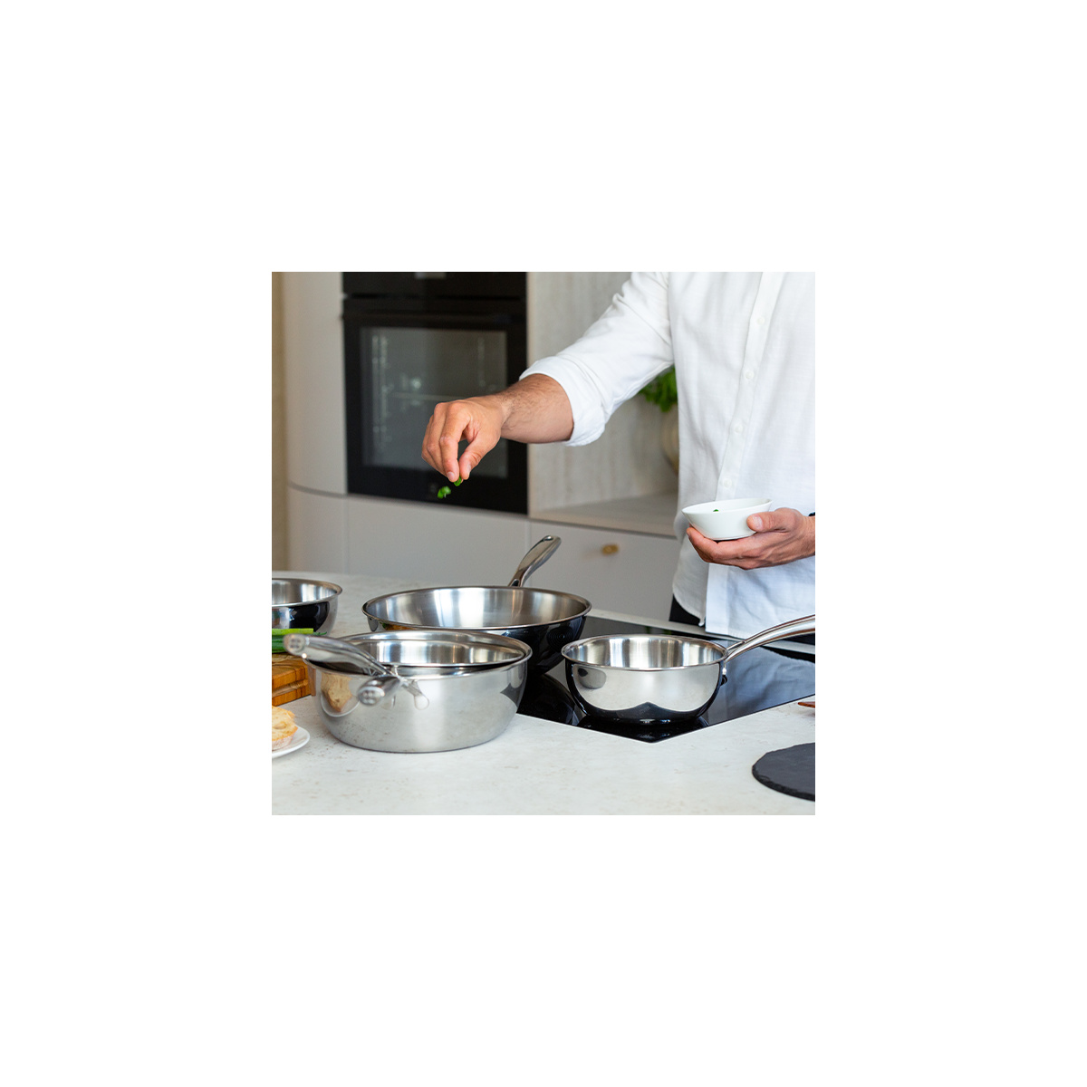 Poêle Orion Professional ø24 cm Platinum Lunasol