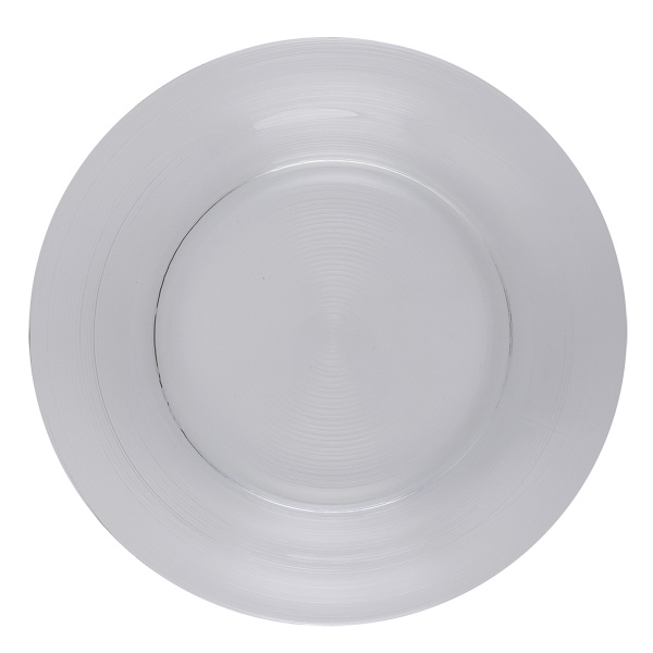 Teller flach 21 cm Set 4-tlg.- Basic Chic Glas
