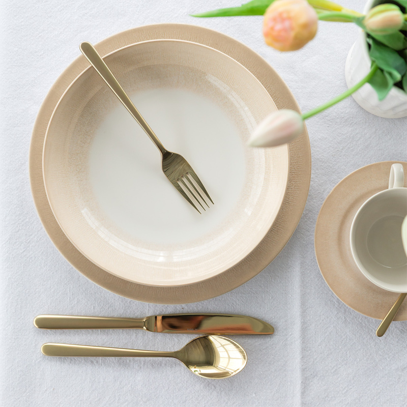 Set di posate 16 pezzi - Alos Quarz PVD Champagne