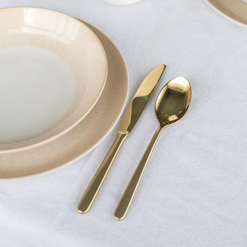 Set di posate 16 pezzi - Alos Quarz PVD Champagne