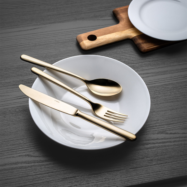 Set di posate 16 pezzi - Alos Quarz PVD Champagne