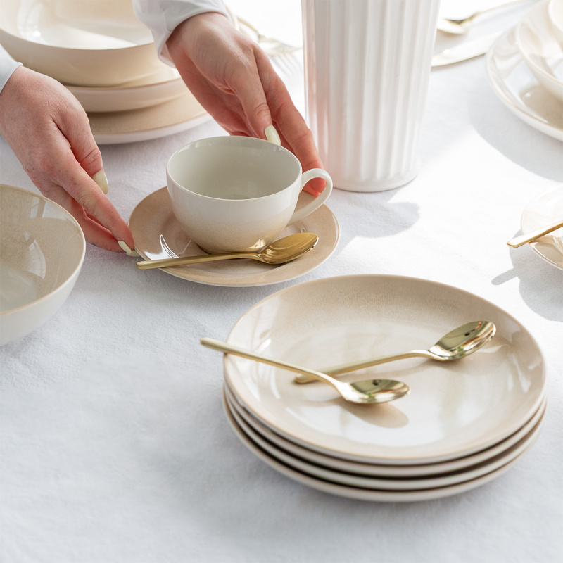 Set di posate 16 pezzi - Alos Quarz PVD Champagne