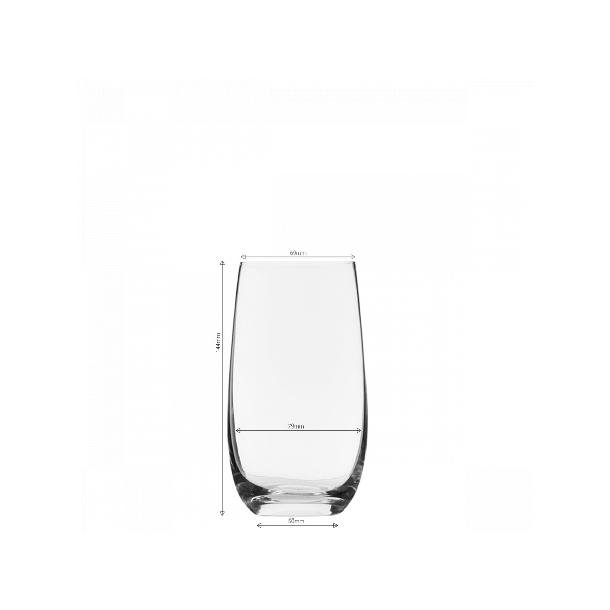 Verre Long Drink 500 ml – Premium Glas Optima