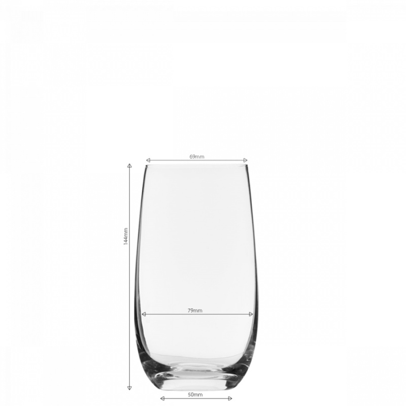 Bicchiere Long Drink 500 ml - Premium Glas Optima