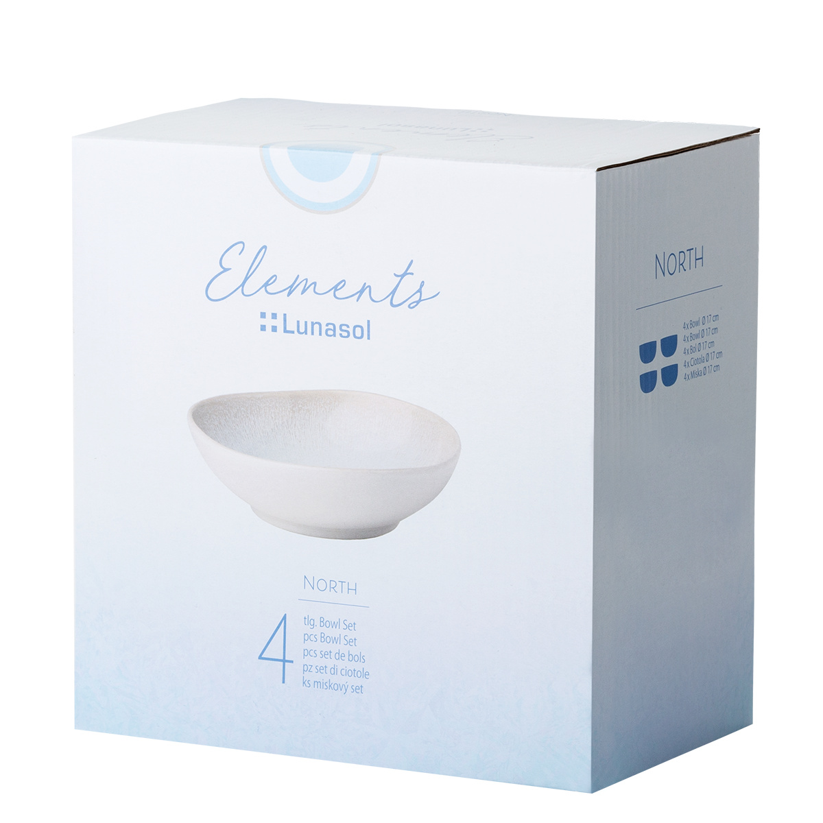 Set of 4 ceramic bowls – Elements North Organic