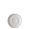 Piattino da caffè 14,2 cm — Elements Yin & Yang white