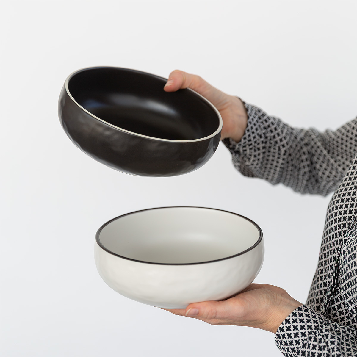 Ciotola 19,3 cm | Elements Yin & Yang white