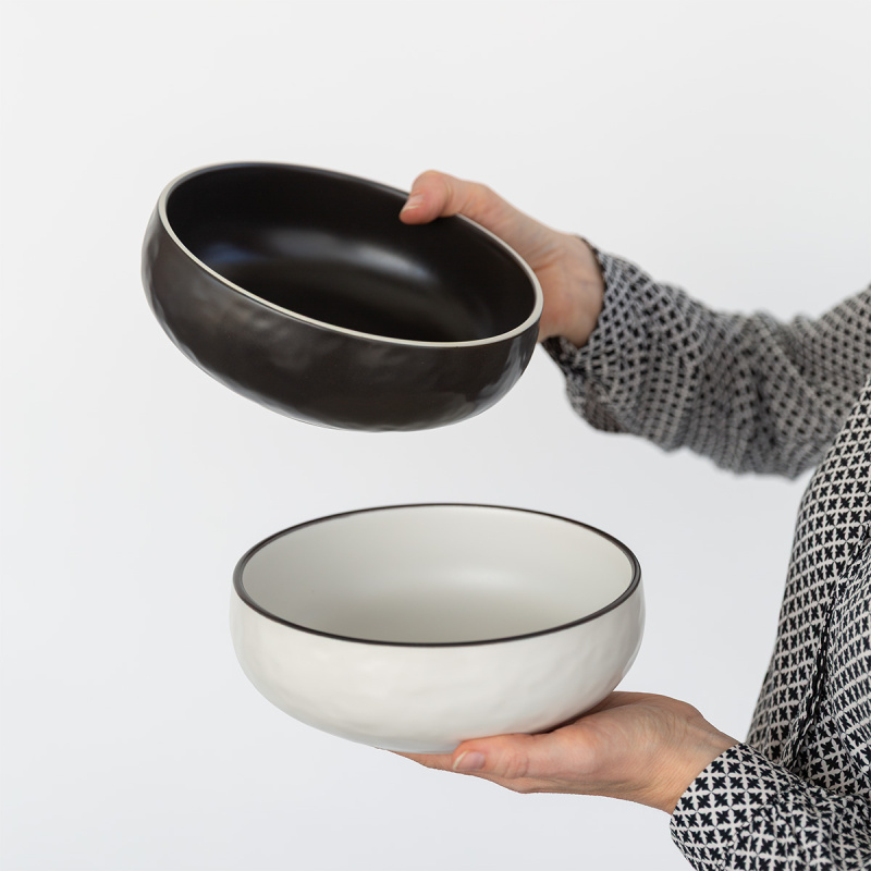 Bowl 19,3 cm | Elements Yin & Yang white