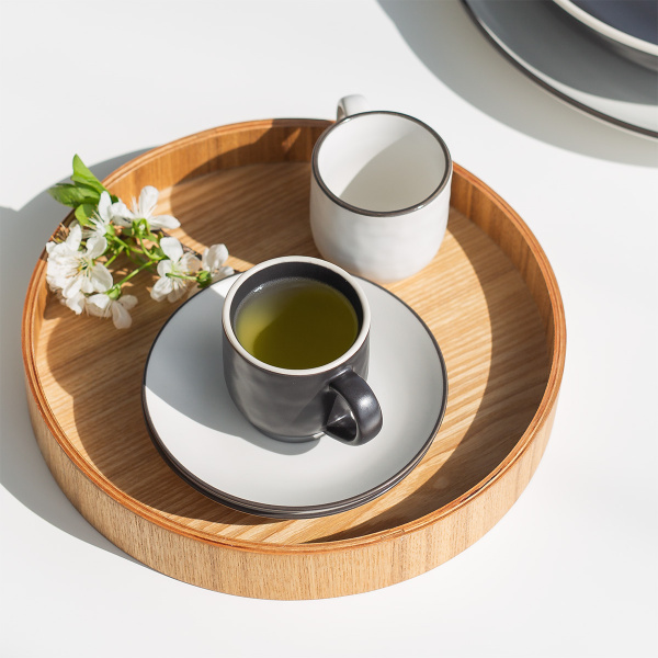 Tazza da caffè 240 ml — Elements Yin & Yang black