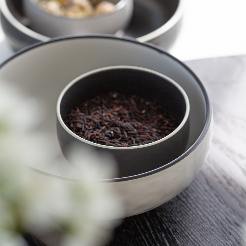 Ciotola 11 cm | Elements Yin & Yang black