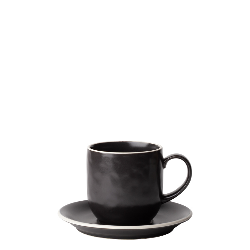 Cup 410 ml — Elements Yin & Yang black