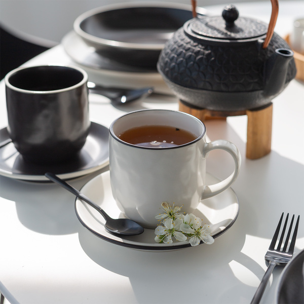 Tazza 410 ml — Elements Yin & Yang white