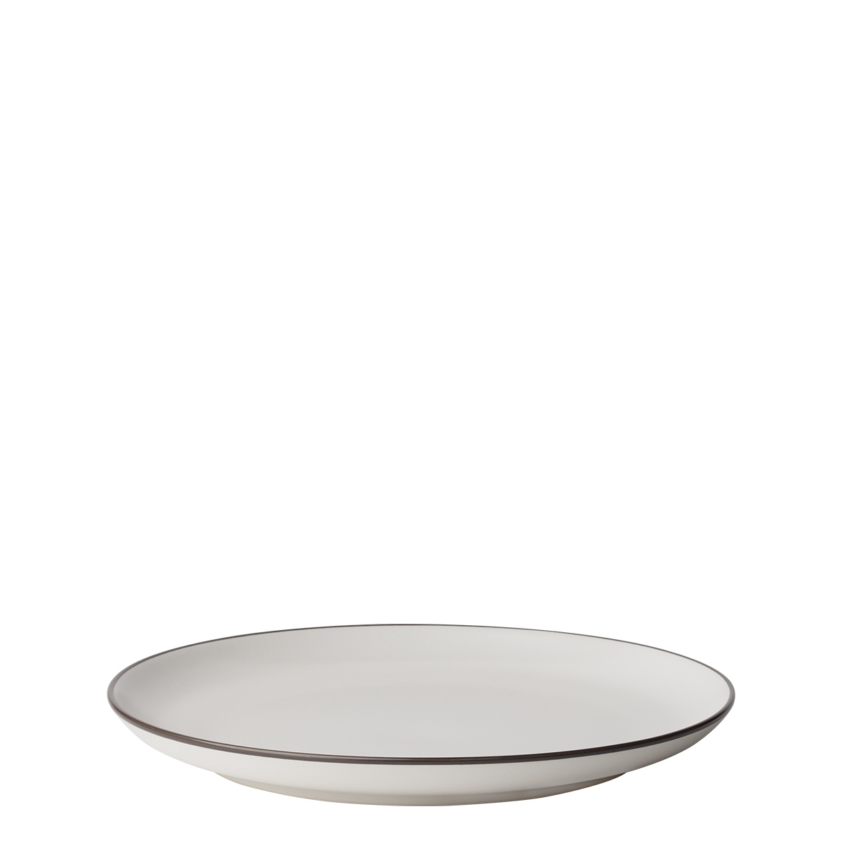 Piatto piano 27 cm — Elements Yin & Yang white