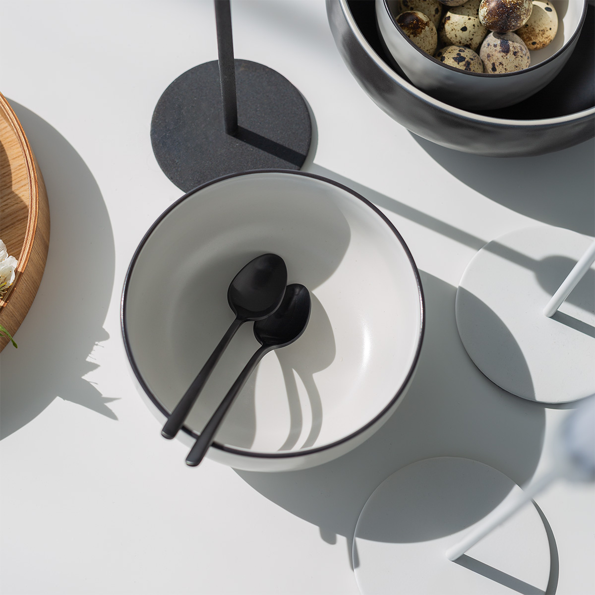 Bol 14,8 cm | Elements Yin & Yang white