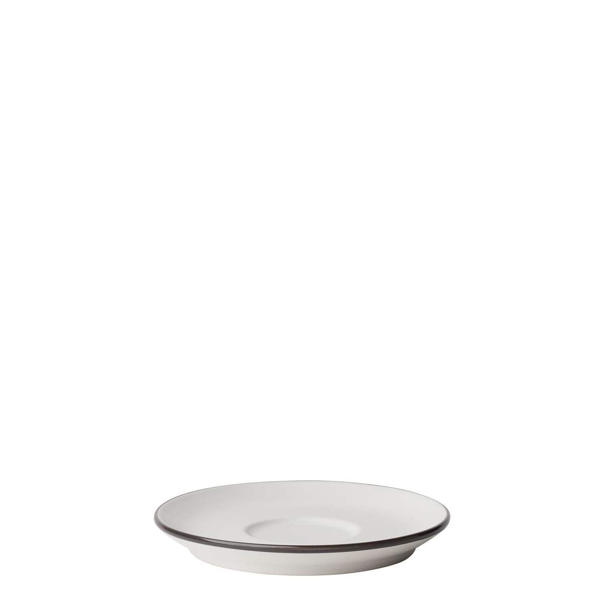Piattino da caffè 14,2 cm — Elements Yin & Yang white