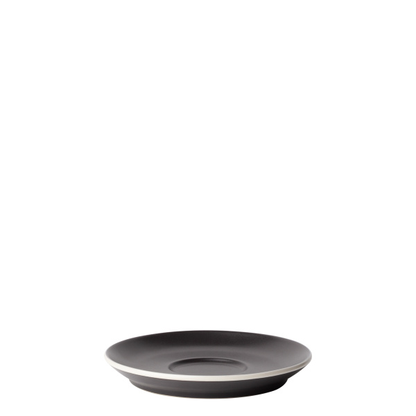 Piattino da caffè 14,2 cm — Elements Yin & Yang black