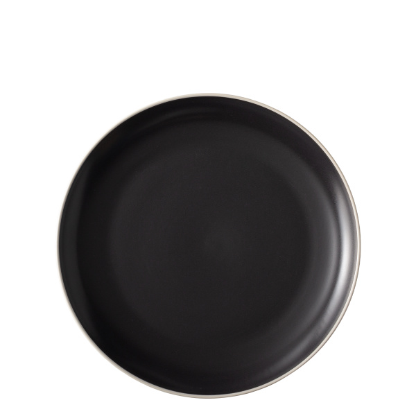 Flat plate 27 cm — Elements Yin & Yang black