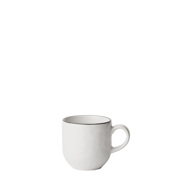 Coffee cup 240 ml — Elements Yin & Yang white