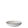 Deep plate 22.8 cm — Elements Yin & Yang white