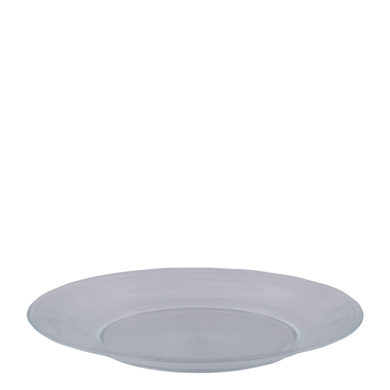 Dinner plate 30 cm set 4 pcs - Basic Chic Glas