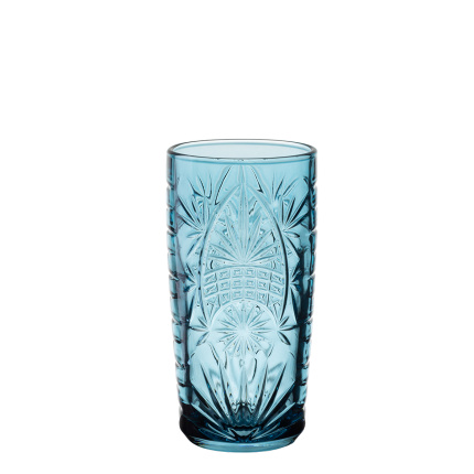 Longdrink glass 370 ml | Marvia Vintage blue