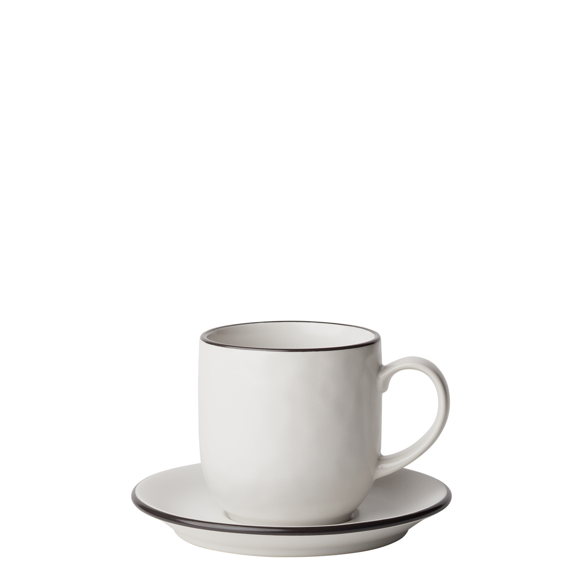 Set of 12 cups | Elements Yin & Yang white