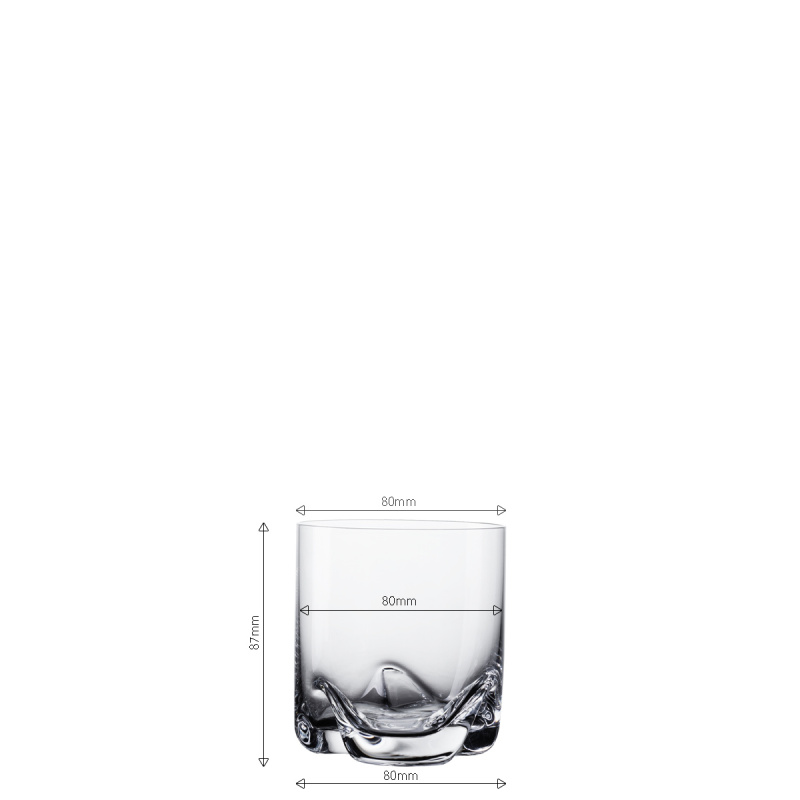 Bicchieri Tumbler 300 ml set 4 pz - Anno Glas Lunasol META Glass