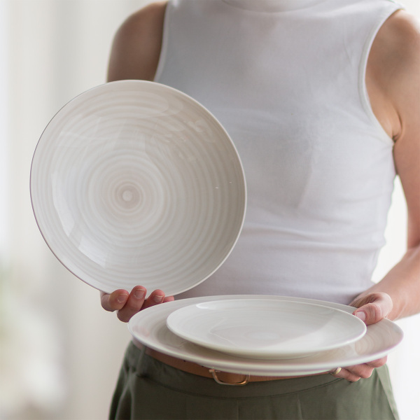 Plate set 12 pcs | Premium Platinum Line Rocca