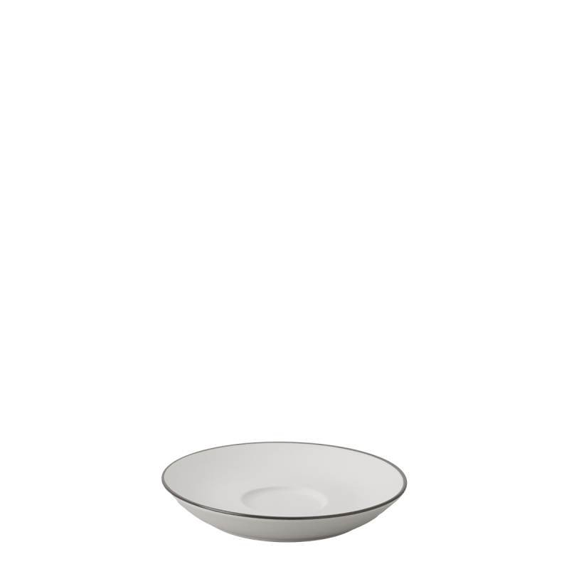 Mocca saucer 12.2 cm — Elements Yin & Yang white