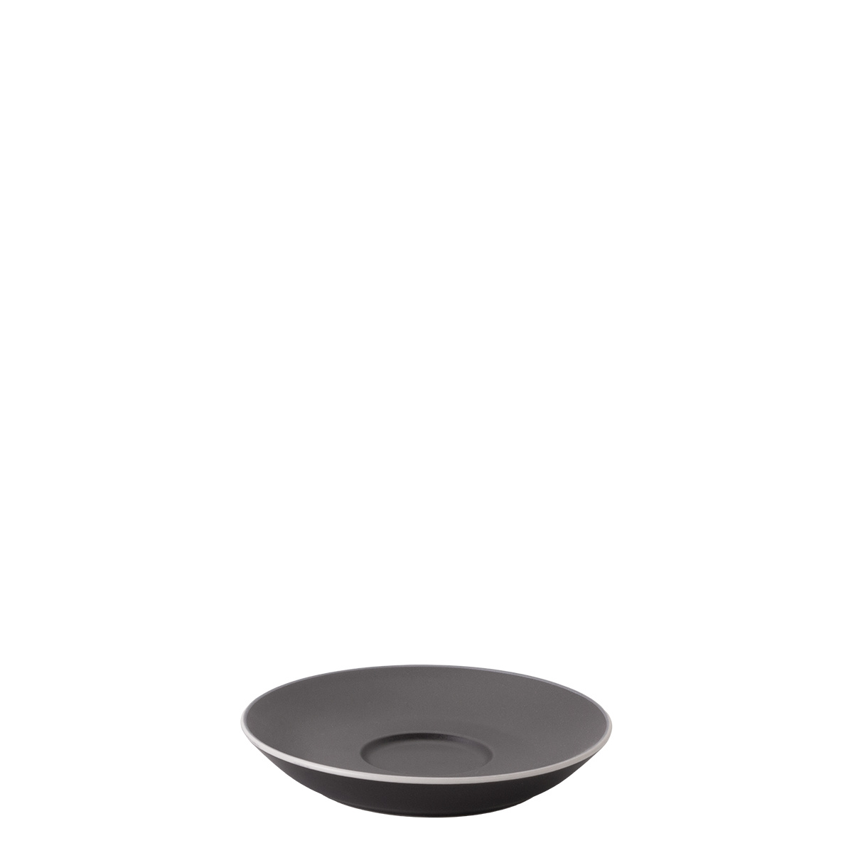 Mocca saucer 12.2 cm — Elements Yin & Yang black