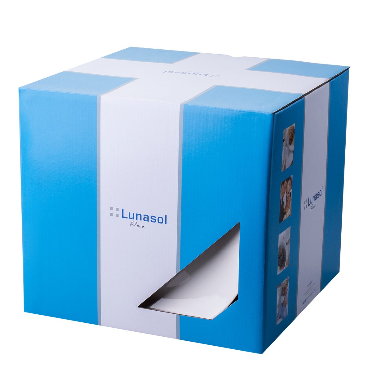 Set in porcellana 28 pezzi Flow bianco | Lunasol