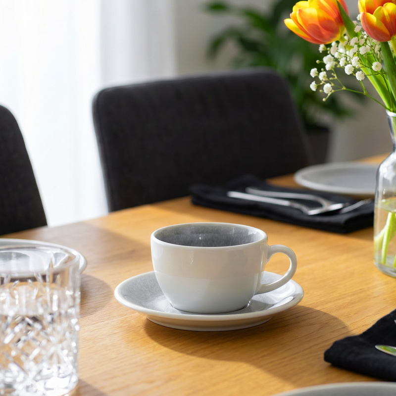 Soucoupe pour café/cappuccino 16 cm — Tosca Slate