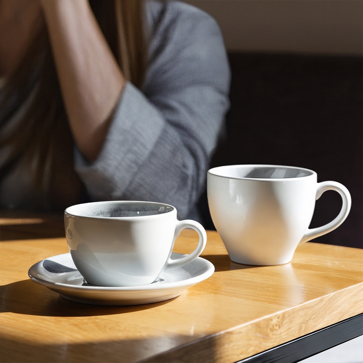 Coffee/cappuccino saucer 16 cm — Tosca Slate