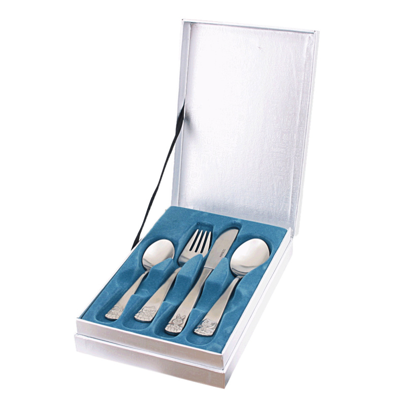 Set di posate per bambini 4 pezzi - Lusol 755