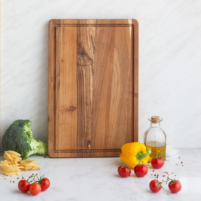 Tagliere medio Teak 45,7 x 30,5 x 2,4 cm - GAYA Wooden