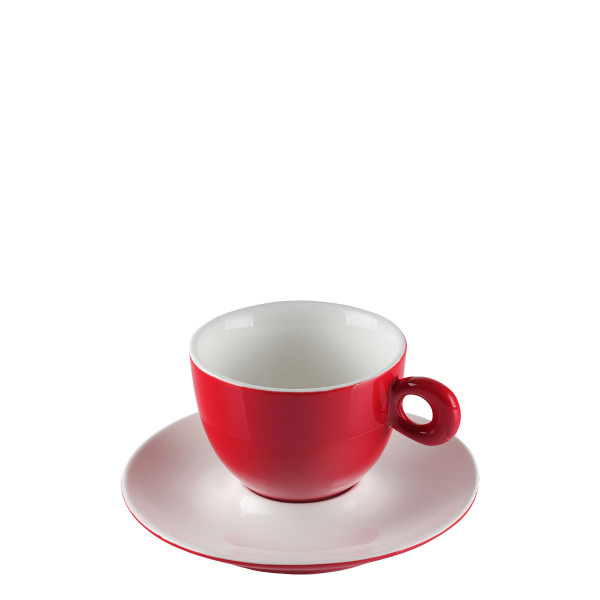 Piattino da caffè/tè rosso 15 cm – RGB