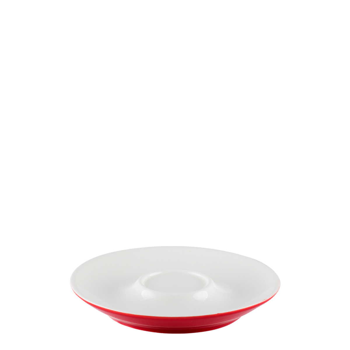 Soucoupe à café/thé rouge 15 cm – RGB