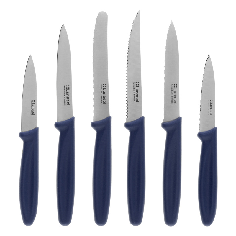 Set di 6 coltelli da cucina | Master Blue