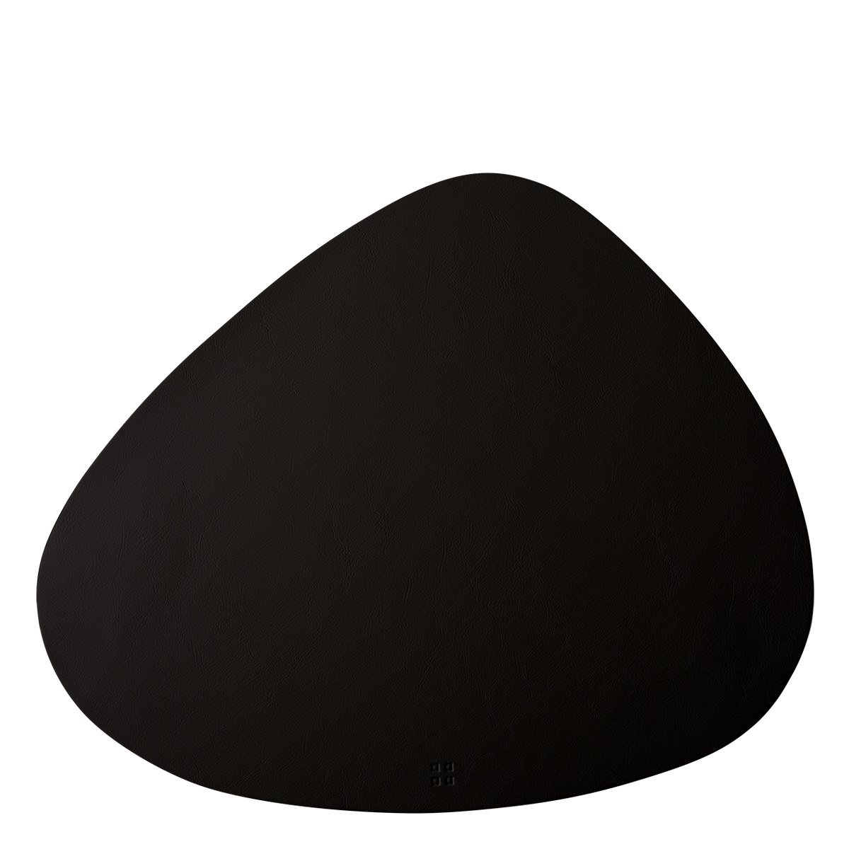 Placemat triangle PVC black 45 x 37 cm - Elements Ambiente