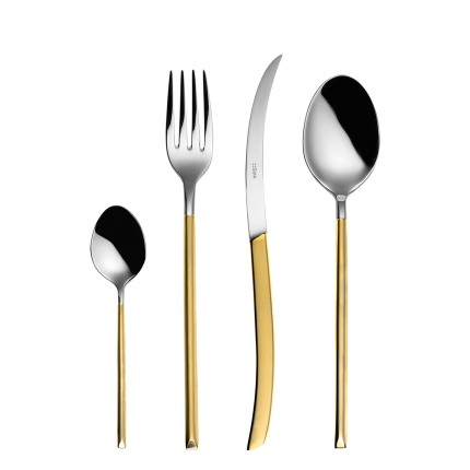 Besteckset 24 tlg. - Avantgarde Gold